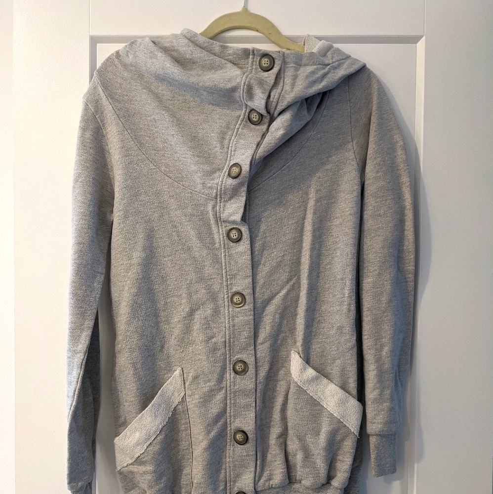 LAMade grey long hoodie sweatshirt SZ S